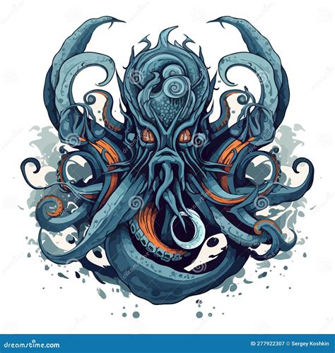 From Sea to Canvas: The Artistic Process of Creating Kraken Mascot Strokes